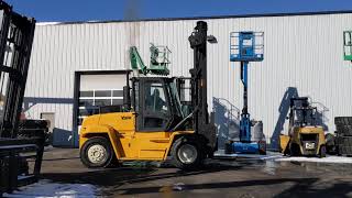 2004 Yale GDP280 17500lb Pneumatic Diesel Forklift STK 7369