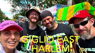 NYC Giglio East Harlem - Giglio Lift - Italian Festival - Pizza & Music -New York City- Aug 13, 2023