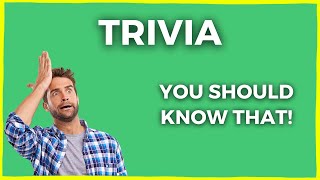 Tough Trivia Quiz For Seniors