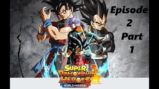 🎬 Super Dragon Ball Heroes 🐉 Episode 2   Part 1/2 ⚔️  English Sub