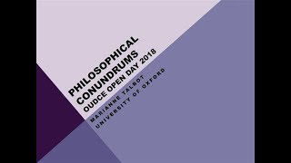 Marianne Talbot - Philosophical Conundrums