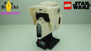 LEGO STAR WARS 75305 Scout Trooper Helmet - Speed Build - FixBricks