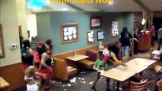 Denny's Halloween Fight,East Oakland