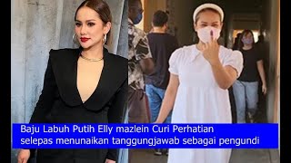 Baju Labuh Putih Elly mazlein Curi Perhatian menunaikan tanggungjawab sebagai pengundi