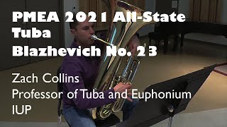 PMEA 2021 All-State: TUBA - Blazhevich No. 23