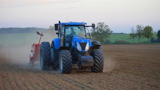 New Holland t7050 l sowing wheat l🌱sejba pšenice🌱l väderstad rapid 400 l PD Kozárovce