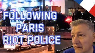 Kicking Off - The French Riot Police Called Into Action - PARIS