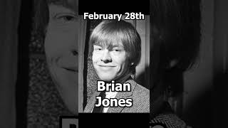 BRIAN JONES' BIRTHDAY!! - February 28, 1942 #therollingstones #shorts