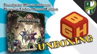 Boardgame Heaven Unboxing 168: Dungeon Fighter Second Edition (Horrible Guild)