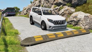 Cars Vs Massive Speed Bump #16 - BeamNG.Drive