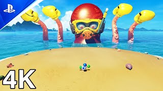 Astro Bot - Wako Tako Boss Fight PS5 4K 60FPS Gameplay (Tentacle System)