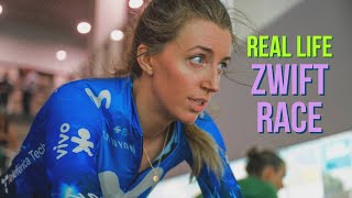 Zwift National Championship Race in REAL LIFE