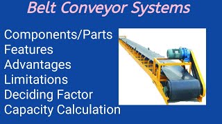 Belt Conveyor systems // Belt Conveyor systems in mines