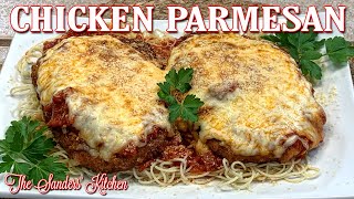 CHICKEN PARMESAN / ROASTED RED PEPPER SAUCE