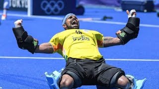 The Indian men's hockey team is through to the semi-finals after beating Great Britain,