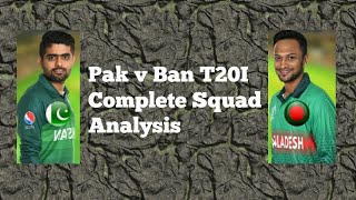 Pak v Ban Misbah's T20 Squad Analysis