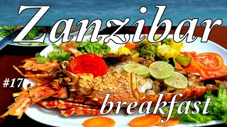 #17 Zanzibar. Breakfast (завтрак) в Amaan Bungalows Beach (виды с dji mini2), отъезд в аэропорт...