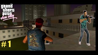 || GTA VICE CITY TOMY IS VICE CITY KING || NEW MISSON IN VICE CITY || #1