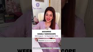 Aquarius | Kumbh | Weekly Horoscope | 26th-01st Sep 2024 |Astrology | Zodiac Sign | Heer Chhabriaa