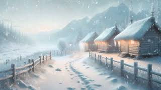 Relaxing Winter Storm Sounds for Deep Sleep | Snowstorm and Blizzard Ambience | Intense Snowy Wind