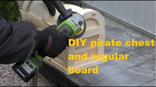 DIY pirate chest and regular board.