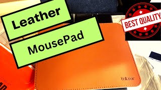 Tukzer MousePad - Soft Leather - बोहोत बढ़िया चीज़ आपके लैपटॉप के लिए।  best accessory