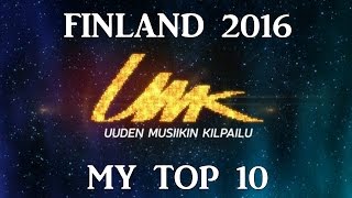 Eurovision 2016 | My Top 10 (Finland)