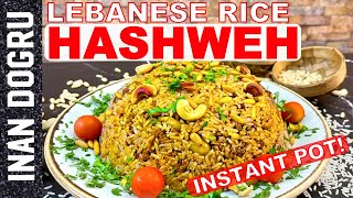 INSTANT POT LEBANESE STUFFING SPICED HASHWEH RICE