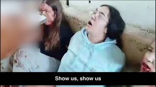 Video Footage Depicting the Horrific Kidnapping of 5 Female Israeli Hostages