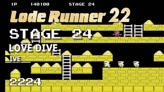 Lode Runner 22 - Stage 24 LOVE DIVE - IVE [2224]