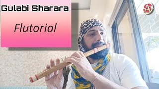 Gulabi Sharara Flutorial By SantAkshat । Gulabi Sharara Flute Tutorial ।