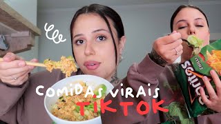 testando comidas virais do tiktok *vale a pena o hype?*