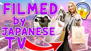 I was filmed by Japanese TV while shopping for lucky bags 🎥😱