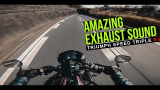 Amazing Sound🔥Triumph Speed Triple RS | SC Project S1 Exhaust, Quick Shifter