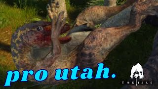 incredibly skillful utahraptor gameplay- The Isle