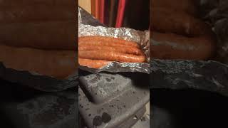 Sausage #offgrid #offgridlovers #outdoors #aloneoffgrid