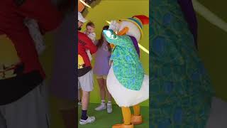 Meeting Donald Duck in Animal Kingdom!