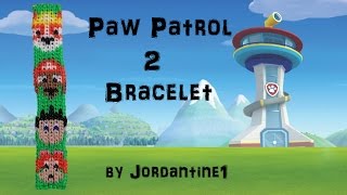 New Paw Patrol 2 Dog Bracelet Pattern - Alpha Loom / Rainbow Loom - Bulldog, Chocolate Lab