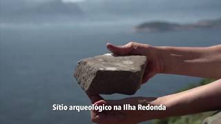 Sítio arqueológico na Ilha Redonda