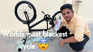 Making the world’s most blackest Cycle part 2 watch part 1 | must watch 😨 | crazy go ballter