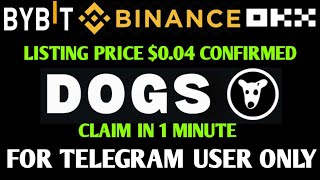 FREE CRYPTO AIRDROP | DOGS COIN AIRDROP | BINANCE LAUNCHPOOL | FREE TELEGRAM COIN AIRDROP | #hamster