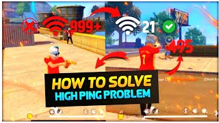 How To Solve 999+ Network Problem Free Fire | Solve Ping Problem In Game | Free Fire Ping Problem