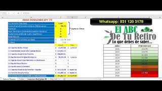 Calculadora Excel Ley 73 Actualizada Año Con Año