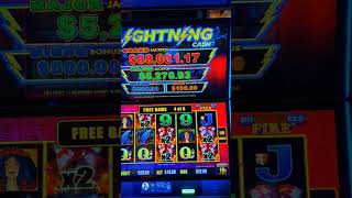 $10 Bet Bonus Tiki Fire Lightning Link #casino #slots #jackpot