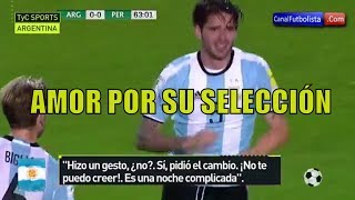 El conmovedor gesto de GAGO por Argentina, quería seguir jugando lesionado 😦 ante Perú