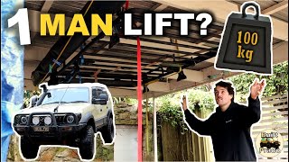 Can 1 MAN take off a 100kg Roof rack?!