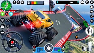 Monster Truck Stunts Racing 3D -Impossible Car Mega Ramp Simulator - Android Gameplay