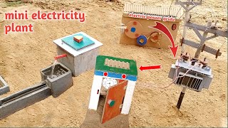 Make mini tube well with electric power pole /water pump make @CreativeHcv