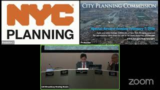 February 7th, 2024: City Planning Commission Public Meeting + Special Review Session