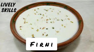 Firni banane ka tarika | Only 3 Inredient Phirni | Ghar pr Firni banana | How to make phirni